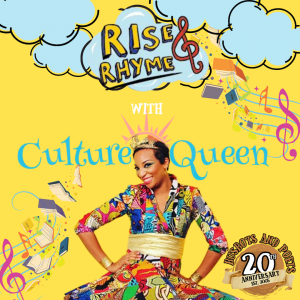 Rise + Rhyme Featuring Culture Queen| 20th Year Anniversary | Busboys and Poets