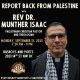 Report Back from Palestine with Rev. Dr. Munther Isaac