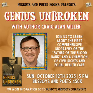 GENIUS UNBROKEN | A Busboys and Poets Books Presentation