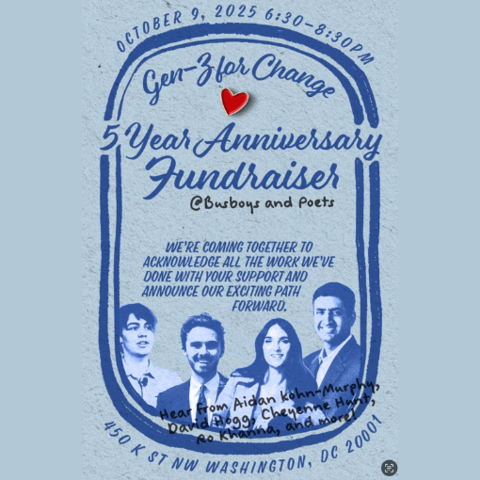 Gen Z for Change : 5 Year Anniversary Fundraising Event