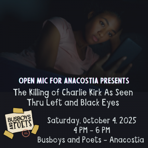 Open Mic for Anacostia