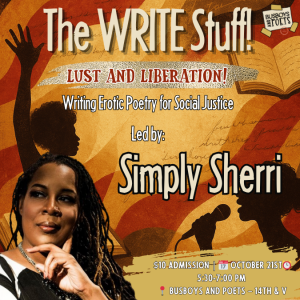 Write Stuff: "Lust and Liberation" led by Simply Sherri