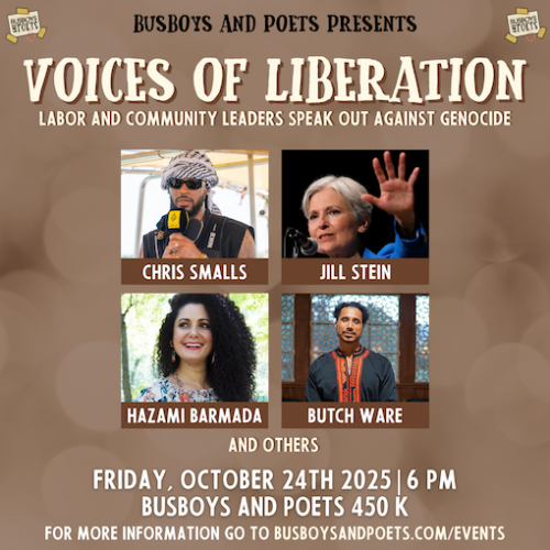 Voices of Liberation: Labor and Community Leaders Speak Out Against Genocide