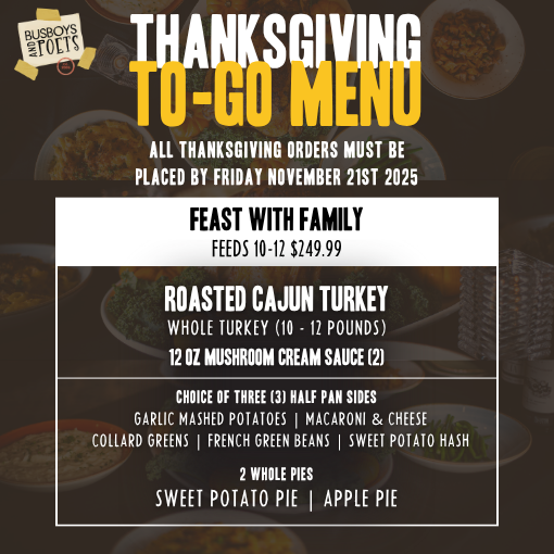 2025 Thanksgiving Meal To Go (SQUARE)