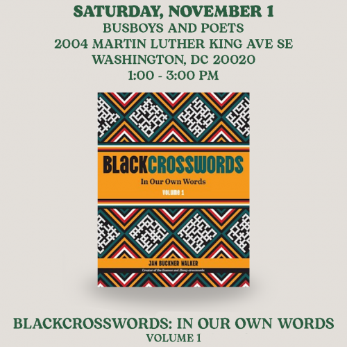 BlackCrosswords: In Our Own Words Day Event
