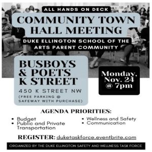 Duke Ellington Safety & Wellness Task Force Community Townhall