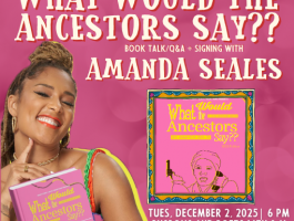 Amanda Seales at Busboys and Poets
