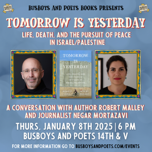 TOMORROW IS YESTERDAY | A Busboys and Poets Books Presentation