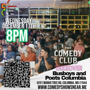 The Comedy Club Takeover: Busboys and Poets Columbia | Stand Up Comedy
