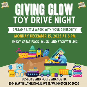 Giving Glow: Toy Drive Night (12 Days of Joy)