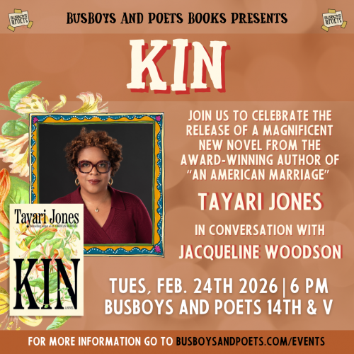 KIN with Tayari Jones | A Busboys and Poets Books Presentation