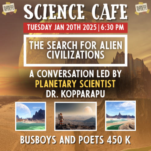 Science Cafe: The Search for Alien Civilizations