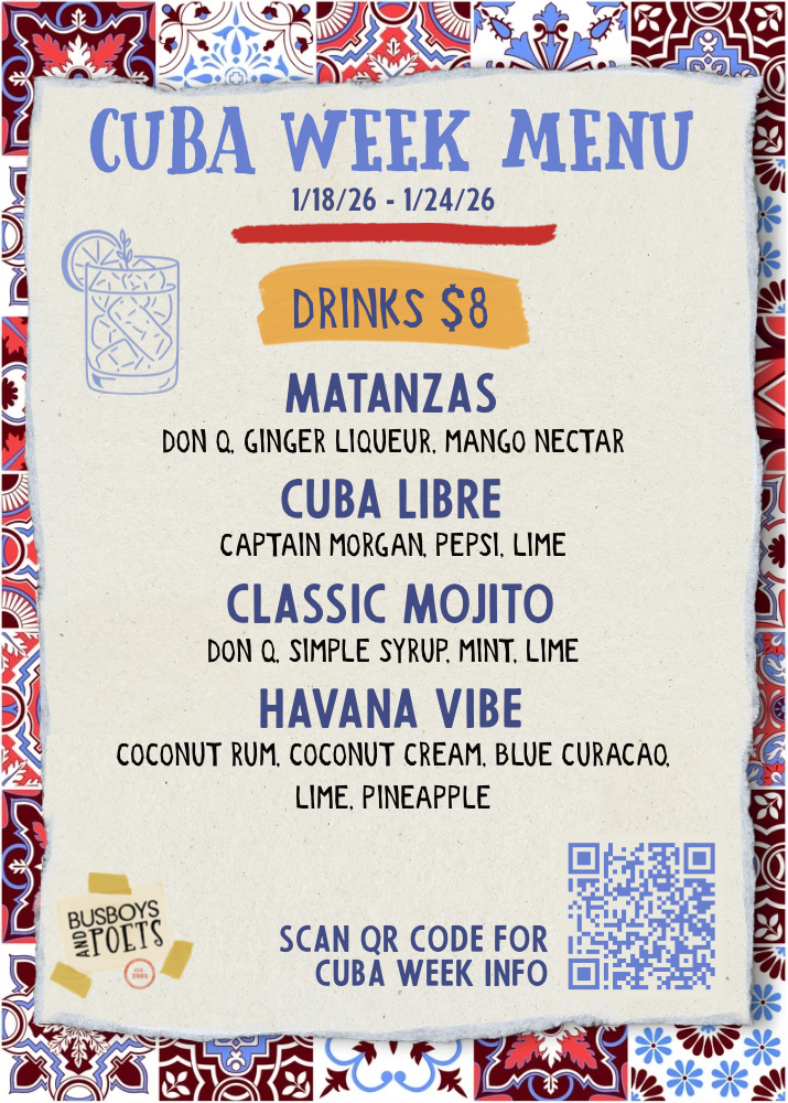 CUBA WEEK MENU 2