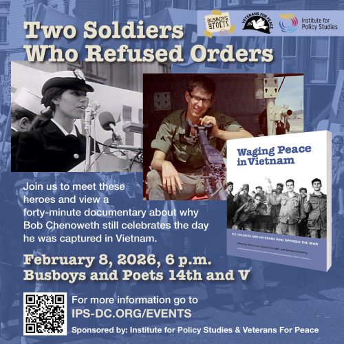 Two Soldiers Who Refused Orders | IPS + Busboys and Poets Books