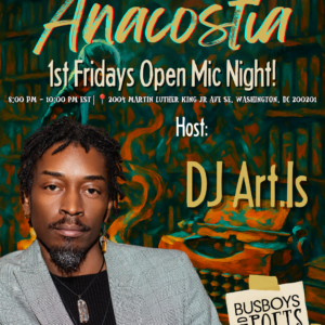 1st Friday Night Open Mic hosted by DJ Art.is