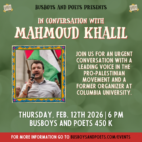 In Conversation with Mahmoud Khalil