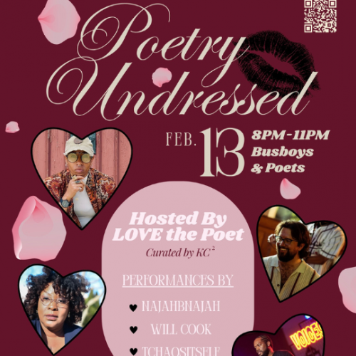 Poetry, Undressed: A Curated Spoken Word Experience