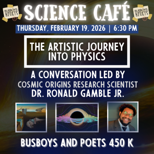 Science Cafe:  The Artistic Journey Into Physics