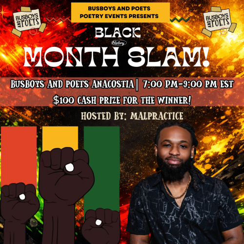 Black History Month Poetry Slam | Hosted by MalPractice!