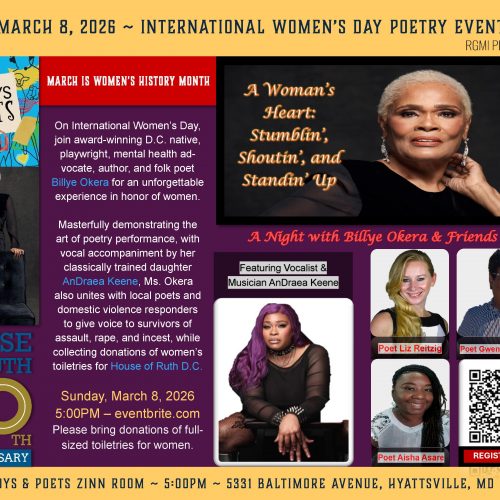 Women's History Day of Awareness, Poetry, and Charity Outreach