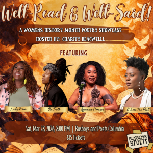 Well-Read & Well-Said: A Women's History Month Poetry Showcase