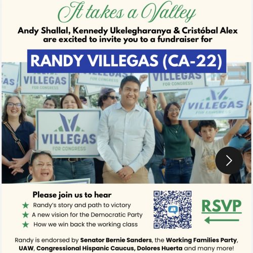 Fundraiser: Randy Villegas for Congress (CA-22)