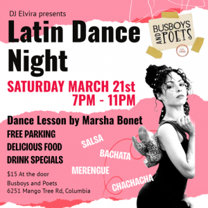Latin Dance Night hosted by DJ Elvira