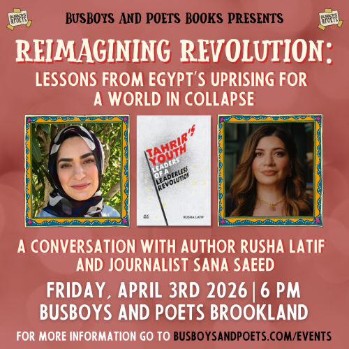 TAHRIR'S YOUTH | A Busboys and Poets Books Presentation