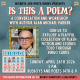 Is This a Poem? with Alan Michael Parker | A Busboys and Poets Books Presentation