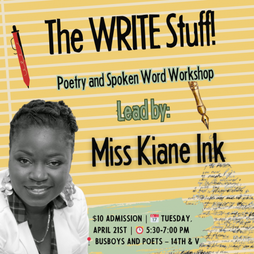 The Write Stuff: Healing in the Pen with Miss Kiane Ink