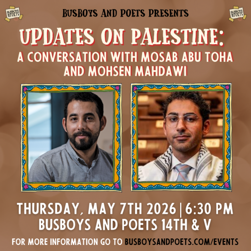 Updates on Palestine: A Conversation with Mosab Abu Toha and Mohsen Mahdawi