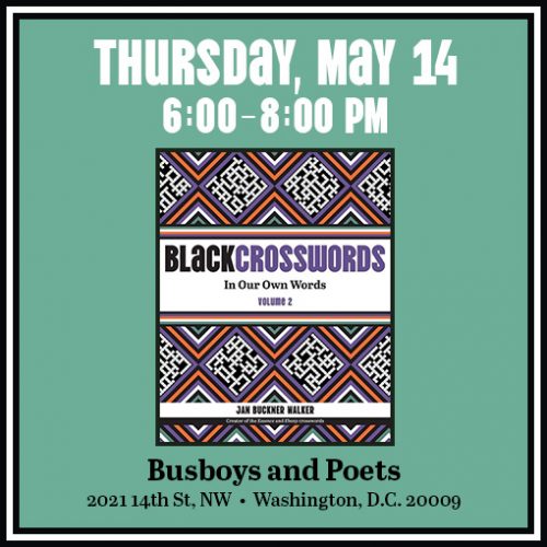 BlackCrosswords: In Our Own Words, Volume 2 Pre-Launch hosted by Jan Buckner Walker
