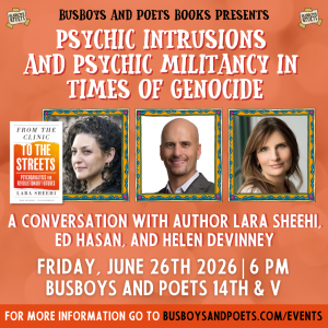 Psychic Intrusions and Psychic Militancy in Times of Genocide | Busboys and Poets Books