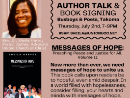 Busboys & Poets Messages of Hope Flyer
