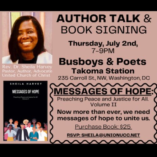 Author Talk & Book Signing | Rev. Dr. Sheila Harvey