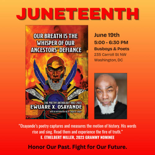 Juneteenth Poetry Reading with Ewuare X. Osayande