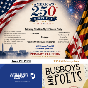Howard County Primary Watch Party