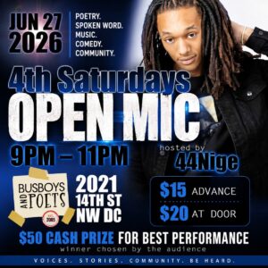 4th Saturdays - Open Mic Experience