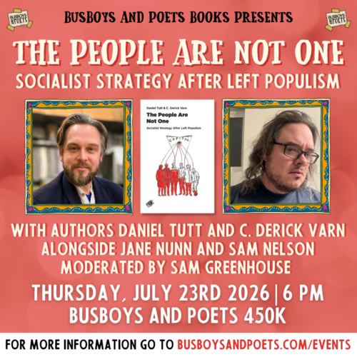 THE PEOPLE ARE NOT ONE | A Busboys and Poets Books Presentation