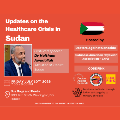 Updates on the Healthcare Crisis in Sudan