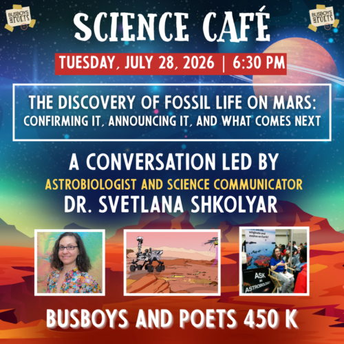 Science Cafe : The Discovery of Fossil Life on Mars