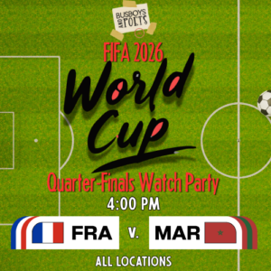 Morocco v. France: World Cup Quarter-Finals Watch Party