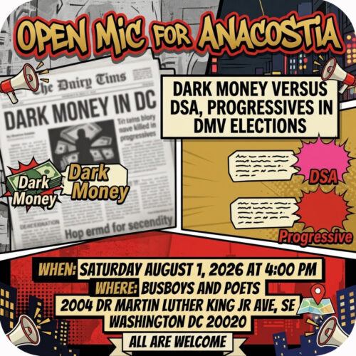 Dark Money versus DSA, Progressives in DMV Primaries