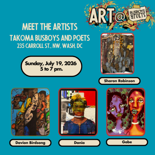 Artist Meet and Greet: Davion Birdsong, Dania and Gabe