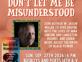 Don't Let Me Be Misunderstood Jason Miller Busboys and Poets