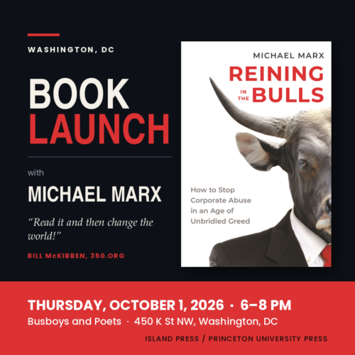 DC Book Launch: Reining in the Bulls