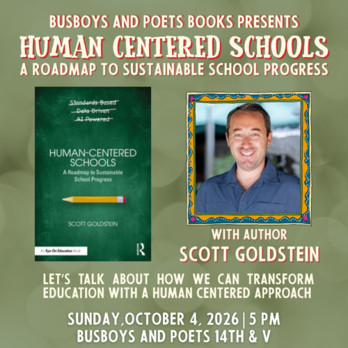 Book Launch: Human-Centered Schools by Scott Goldstein