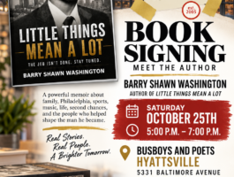 Little Things Mean a Lot book signing with Barry Shawn Washington