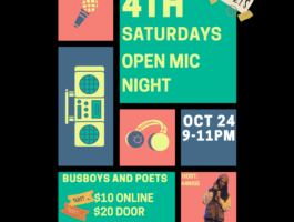 Oct24 4thOpen Mic Night Flyer