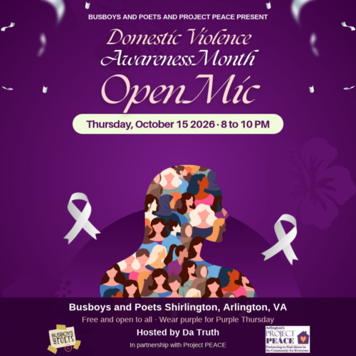 Domestic Violence Awareness Month Open Mic